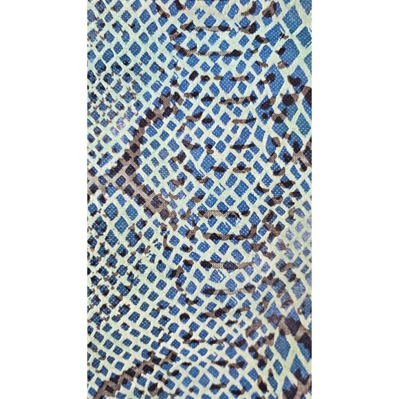 Crossbody Tote Faux Teal Snakeskin by I.N.C International Concepts Medium Size - Picture 12 of 15